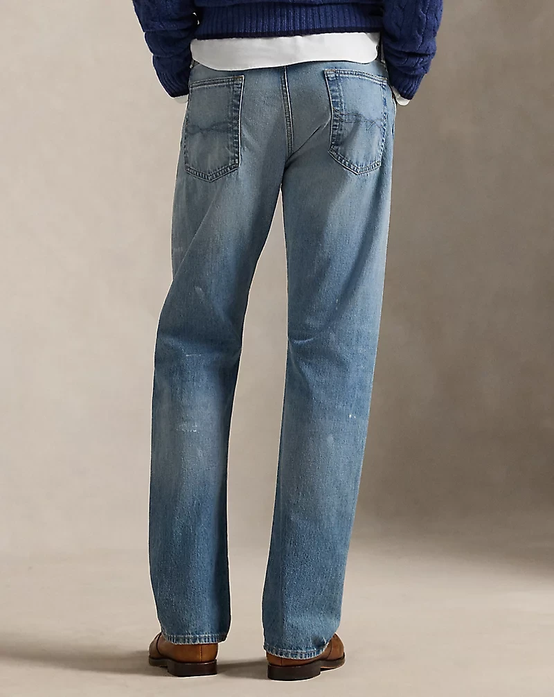 Hampton Straight Hand-Painted Jean