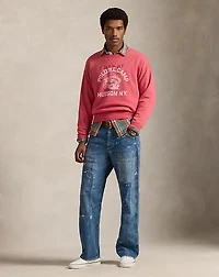 Relaxed Fit Distressed Carpenter Jean