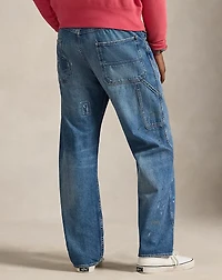 Relaxed Fit Distressed Carpenter Jean