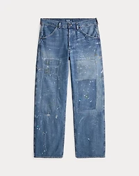 Relaxed Fit Distressed Carpenter Jean