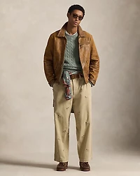 Leather Newsboy Jacket