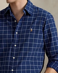 Classic Fit Windowpane Oxford Shirt