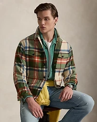 Plaid Wool Overshirt