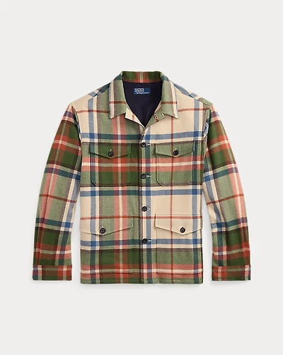 Plaid Wool Overshirt