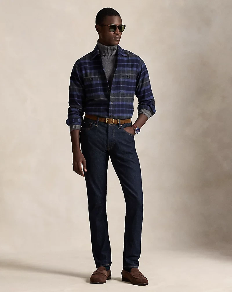 Classic Fit Plaid Twill Workshirt