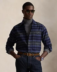 Classic Fit Plaid Twill Workshirt