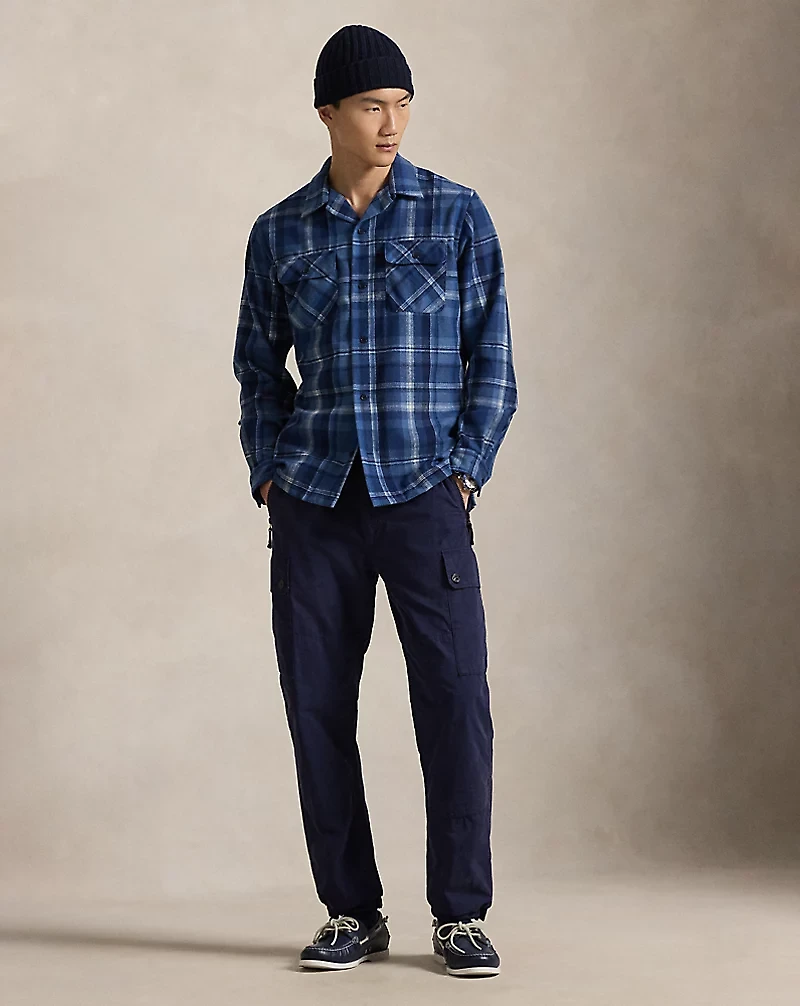 Classic Fit Plaid Wool Shirt