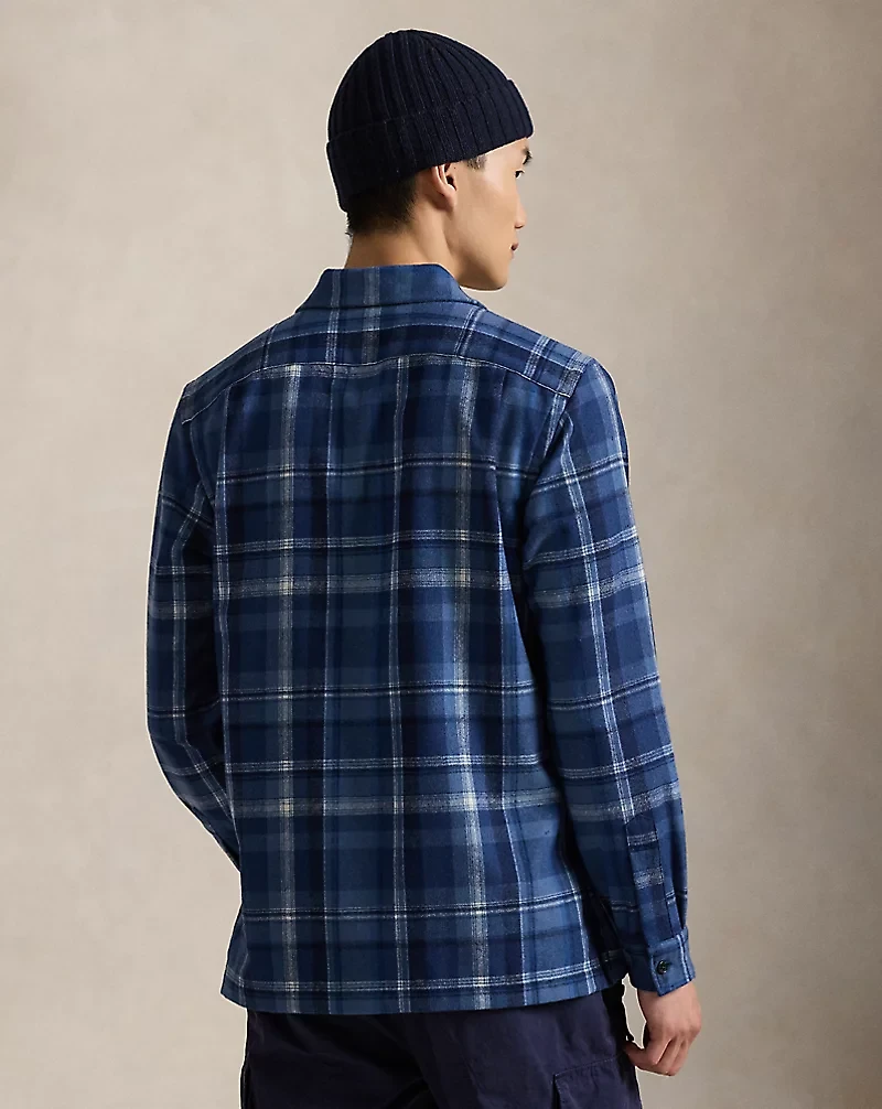 Classic Fit Plaid Wool Shirt