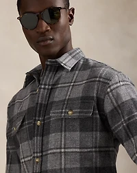 Classic Fit Plaid Wool Workshirt