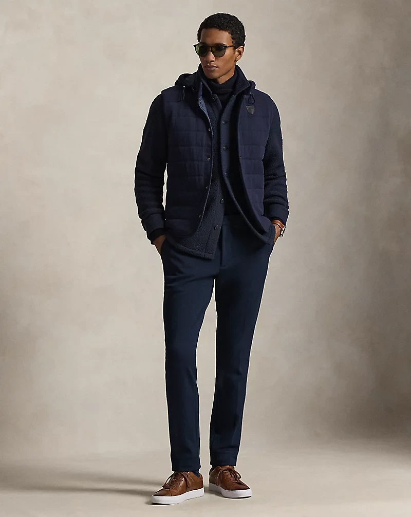 Quilted Jersey Hooded Vest