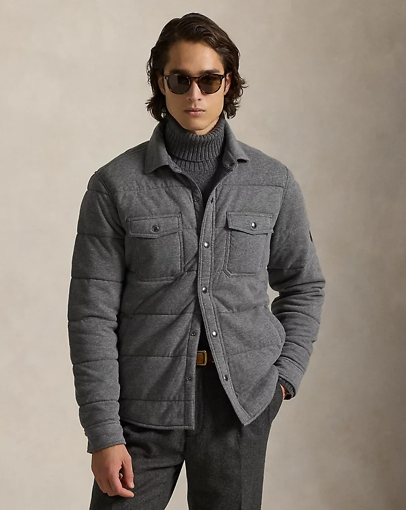Quilted Jersey Overshirt