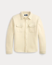 Felted Wool-Blend Overshirt