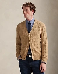 Cable-Knit Cashmere Cardigan
