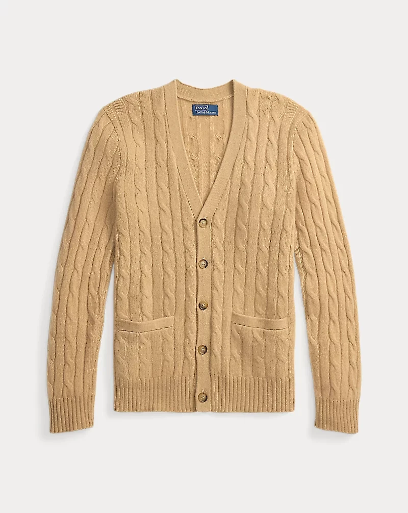 Cable-Knit Cashmere Cardigan