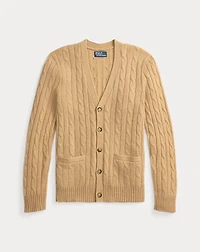 Cable-Knit Cashmere Cardigan