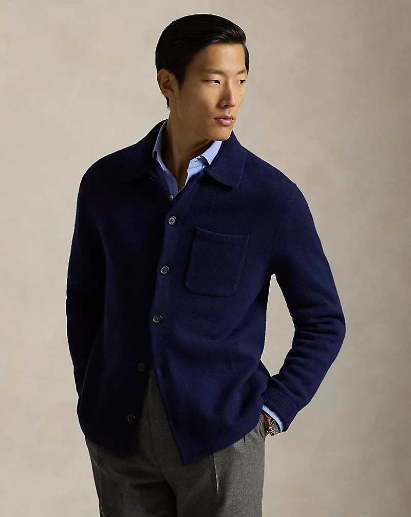 Wool-Cashmere Cardigan