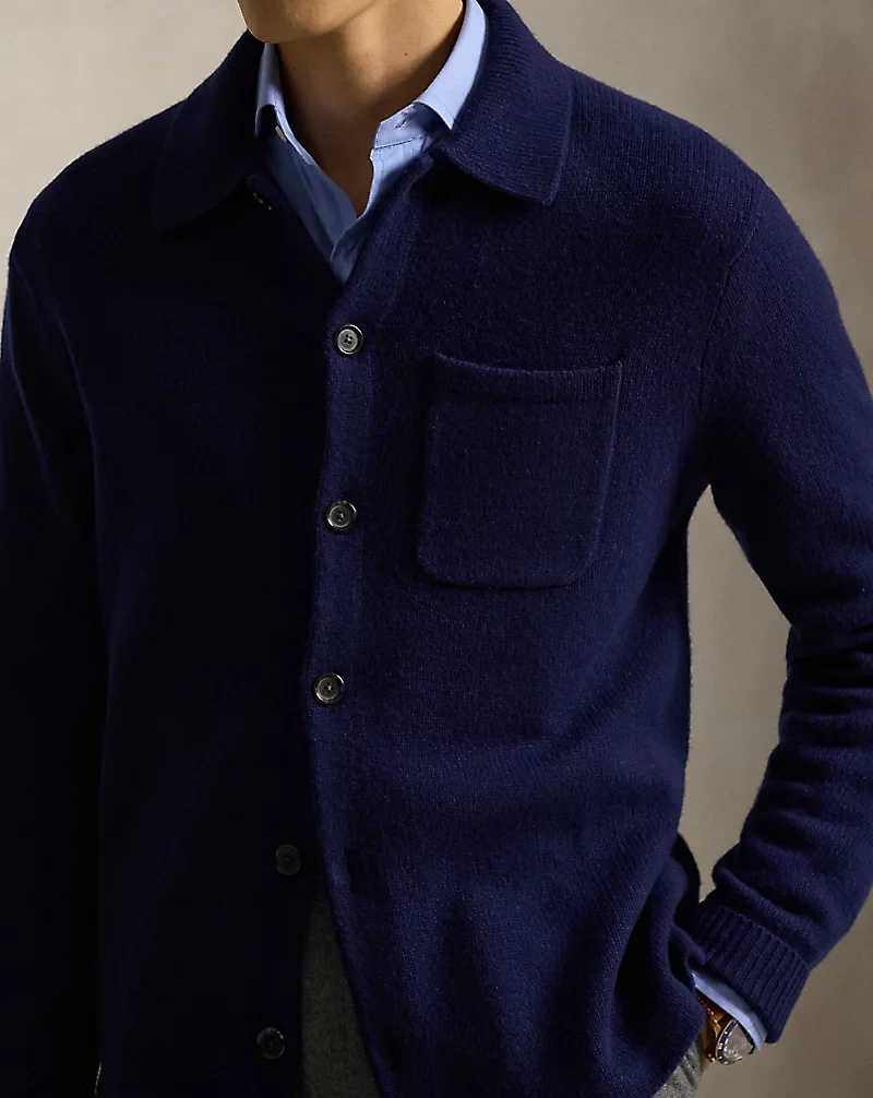 Wool-Cashmere Cardigan