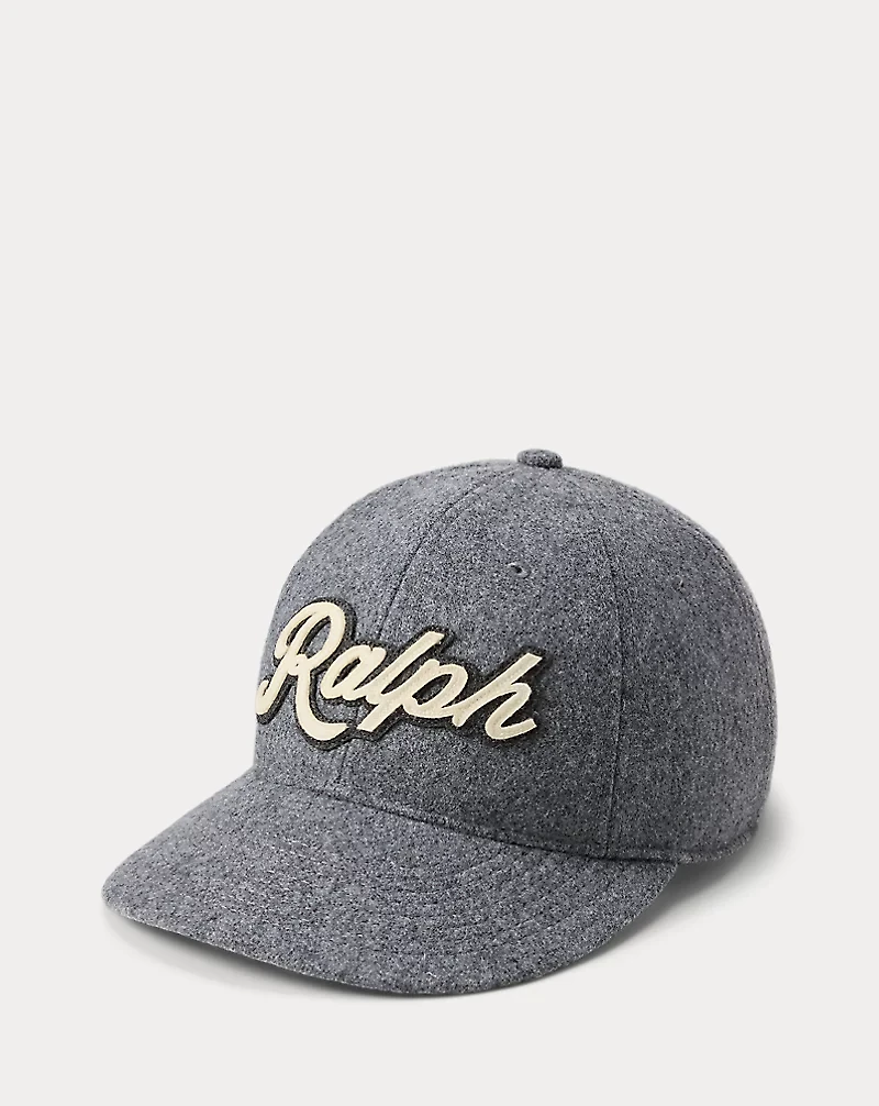 The Ralph Logo Wool-Blend Ball Cap