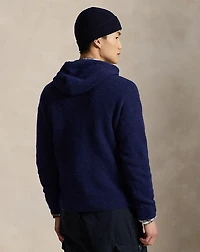 Big Pony Wool-Blend Hooded Sweater