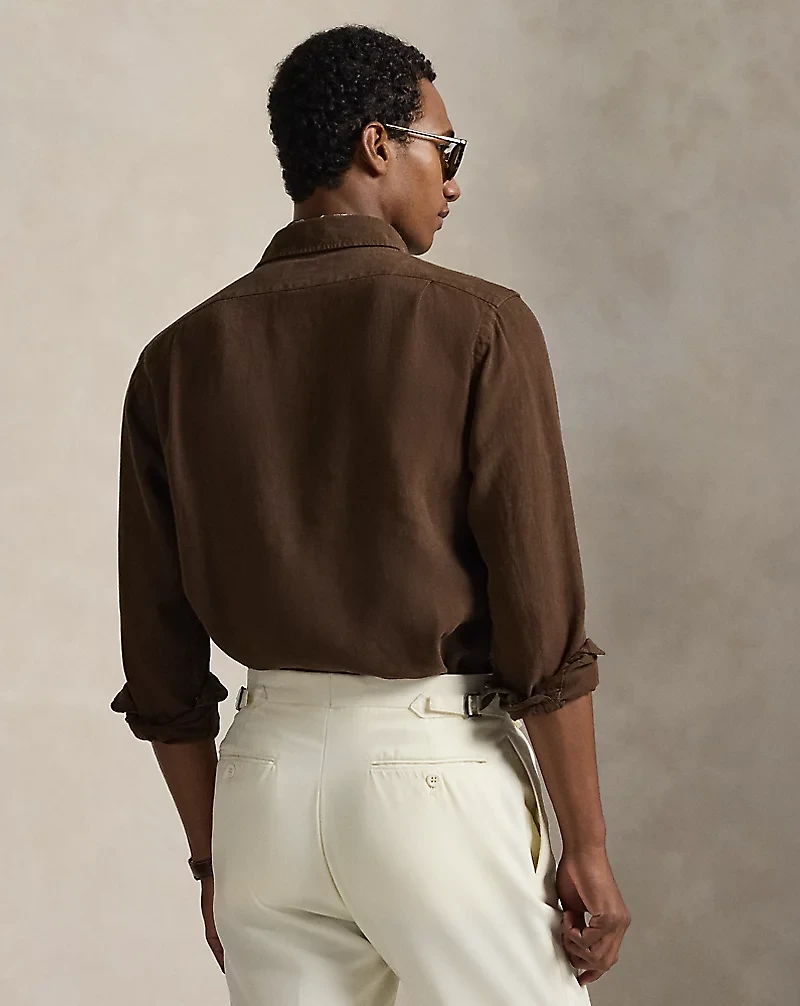 Classic Fit Slub Linen Shirt