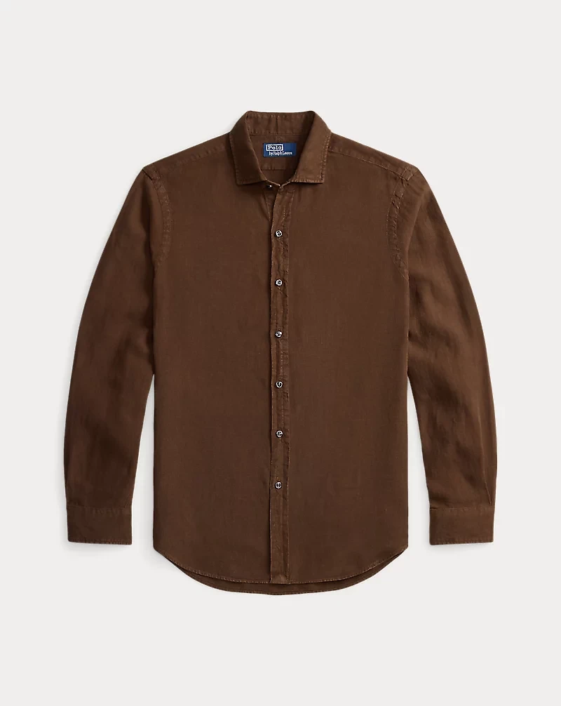 Classic Fit Slub Linen Shirt