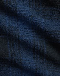 Plaid Pile Fleece Overshirt