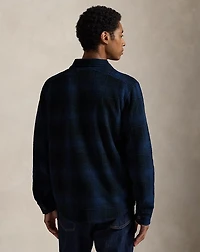 Plaid Pile Fleece Overshirt