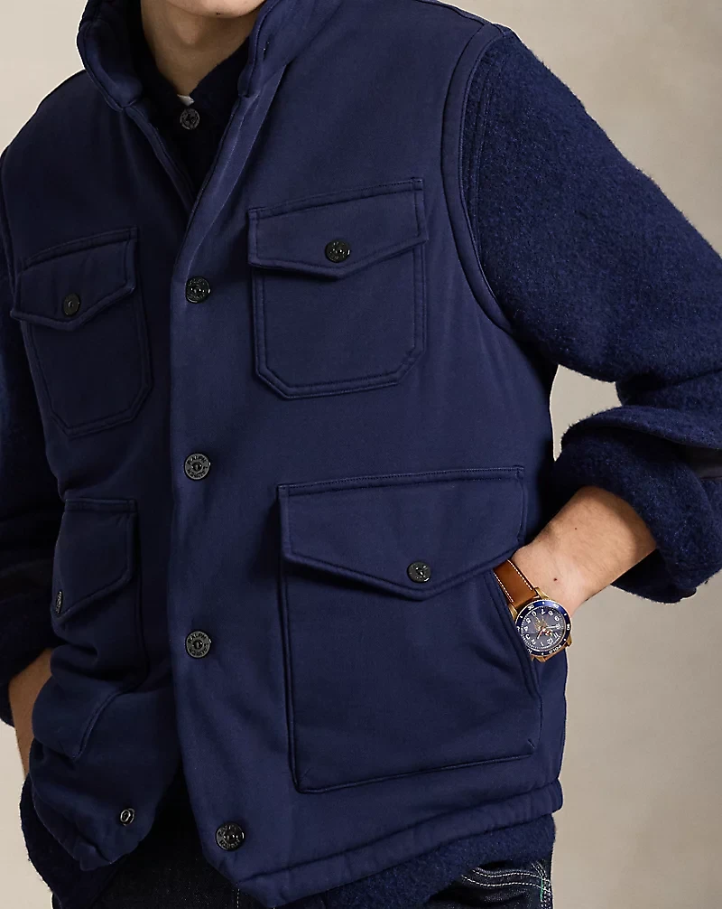 Loopback Fleece Utility Vest