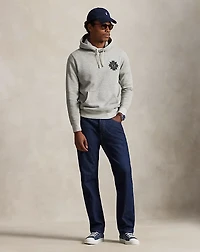 Embroidered Fleece Hoodie