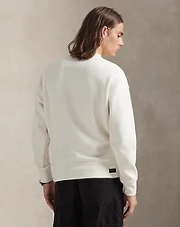 Relaxed Fit Logo Double-Knit Sweatshirt