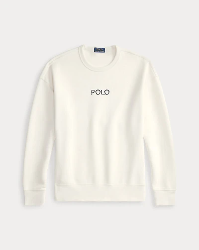 Relaxed Fit Logo Double-Knit Sweatshirt