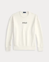 Relaxed Fit Logo Double-Knit Sweatshirt