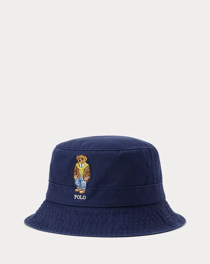 Polo Bear Twill Bucket Hat