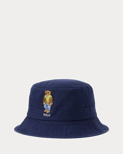 Polo Bear Twill Bucket Hat