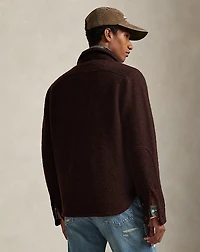 Felted Wool-Blend Overshirt
