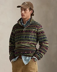 Fair Isle–Inspired Fleece Pullover