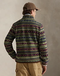 Fair Isle–Inspired Fleece Pullover