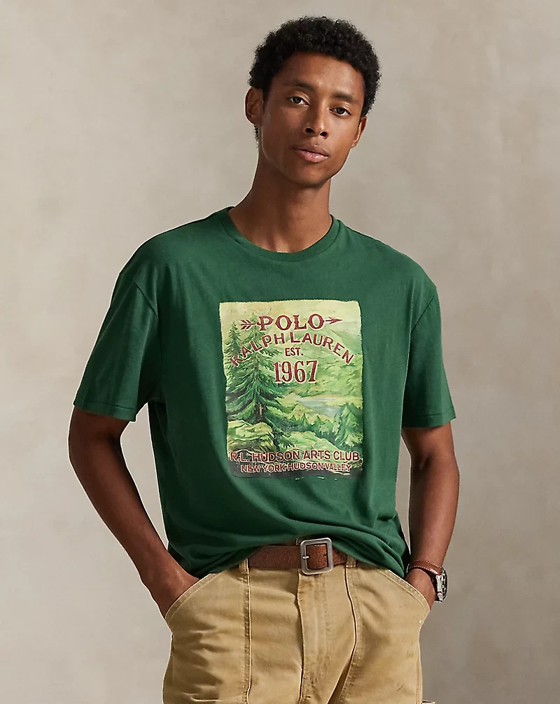 Classic Fit Jersey Graphic T-Shirt