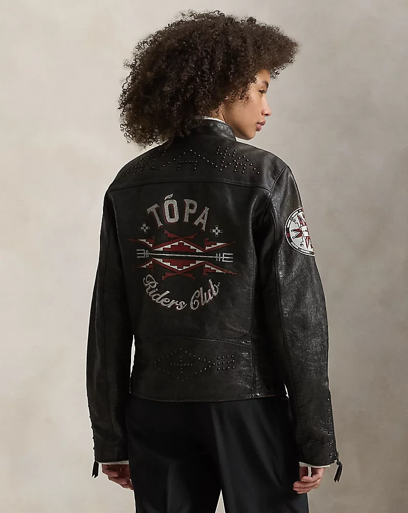 PRL x TÓPA Star Winds Leather Jacket