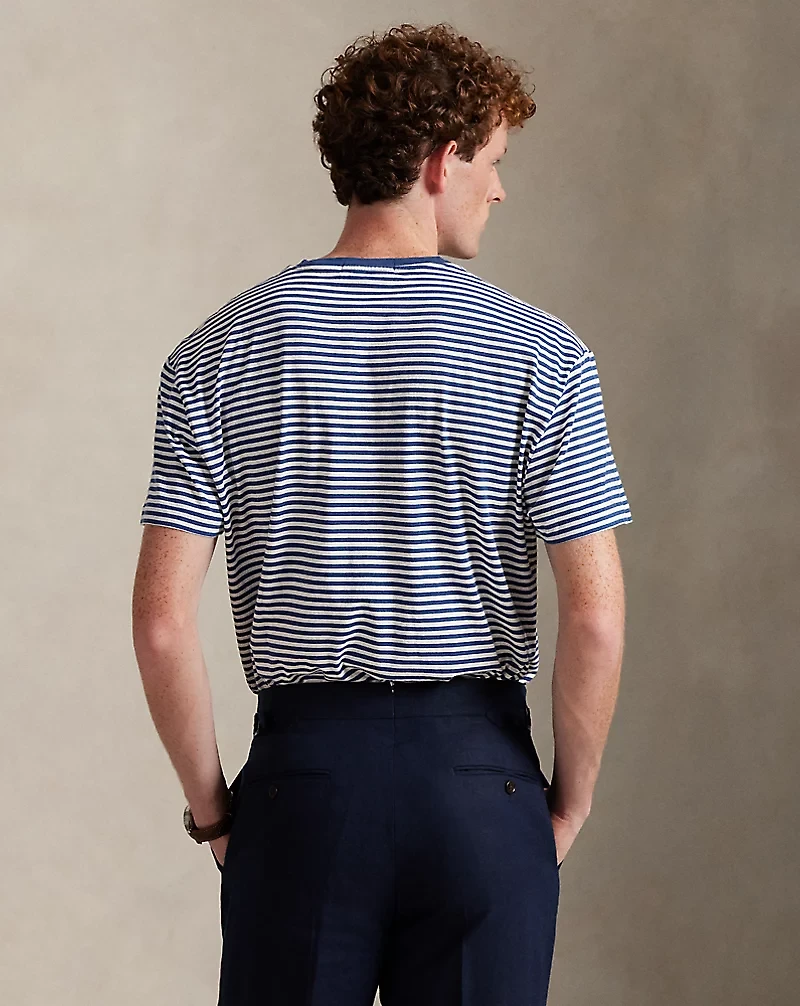 Classic Fit Striped Jersey T-Shirt
