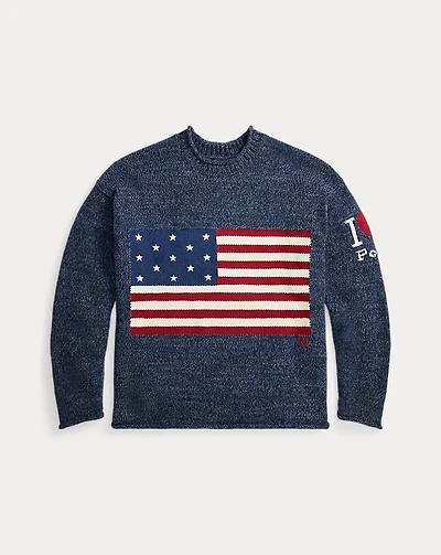 The I Heart Polo Flag Sweater