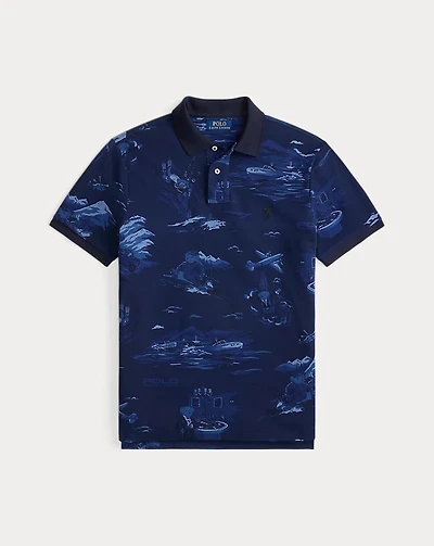 Classic Fit Polo Bear Mesh Shirt