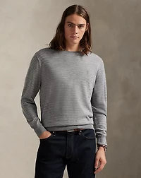Striped Washable Wool Sweater