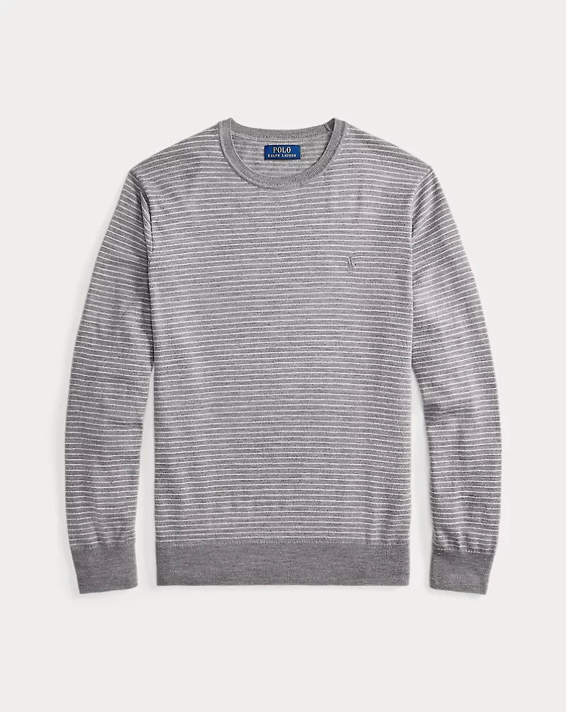 Striped Washable Wool Sweater
