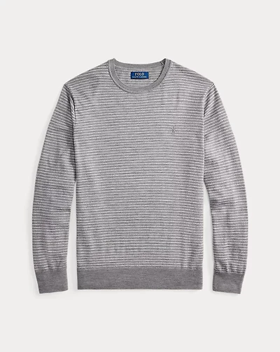 Striped Washable Wool Sweater