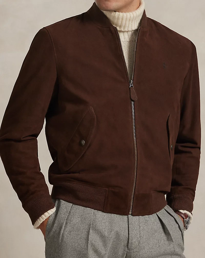 Suede Flight Jacket