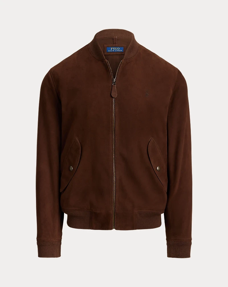 Suede Flight Jacket