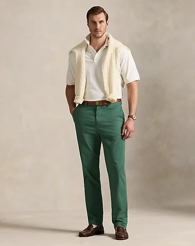 Bedford Classic Fit Washed Chino Pant