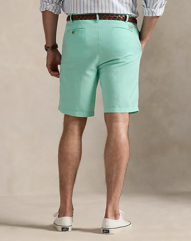 Classic Fit Linen-Cotton Short