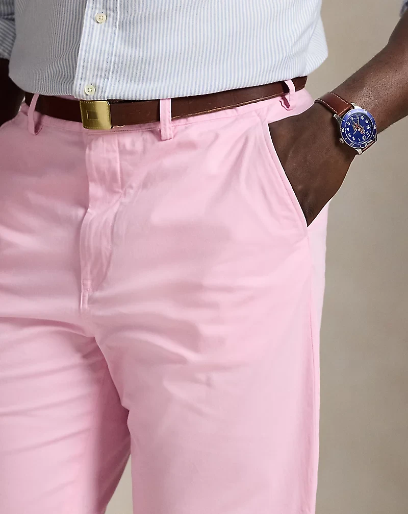 Stretch Straight Fit Chino Short
